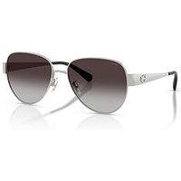 Coach Classic Aviator Sunglasses - Silver