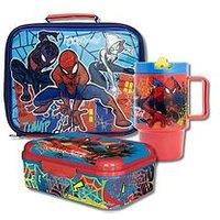 Spiderman Stor Spiderman Rectangular Insulated Bag, Sandwich Box And Pp 530Ml Cool Mug