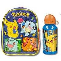 Pokemon Stor Insulated Bag With Straps And 400Ml Aluminium Bottle