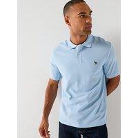 Ps Paul Smith Men'S Regular Fit Polo Shirt With Zebra Logo - Light Blue