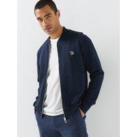 Ps Paul Smith Regular Fit Zip Bomber Jacket - Blue