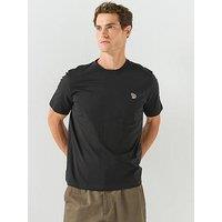 Ps Paul Smith Regular Fit Zebra T-Shirt - Black