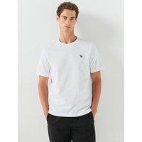 Ps Paul Smith Regular Fit Zebra T-Shirt - White