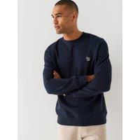 Ps Paul Smith Men'S Regular Fit Zebra Sweatshirt - Blue