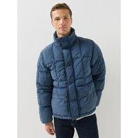 Ps Paul Smith Ps Paul Smith Mens Fibre Down Quilted Jacket - Blue