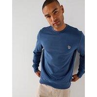 Ps Paul Smith Regular Fit Zebra Sweatshirt - Blue