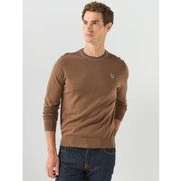 Ps Paul Smith Crew Neck Knitted Jumper - Brown