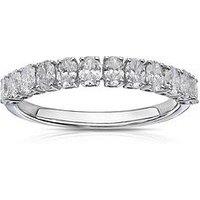 Harriet Harriet 14Ct White Gold Oval Eternity 0.75Ct Lab Grown Diamond Ring