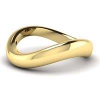 Kleora Odyssey Modern Electrum Wide Curved Ring - Gold