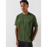 Ps Paul Smith Ps Paul Smith Mens Oversized Fit Logo T-Shirt - Green