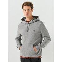 Ps Paul Smith Regular Fit Zebra Hoodie - Grey