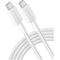 Anker Usb-C To Usb-C Braided Charging Cable, 1.8M, White