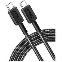 Anker Usb-C To Usb-C Braided Charging Cable, 1.8M, Black