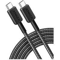 Anker 322 Usb-C To Usb-C Cable (3Ft Braided) (H)Offline - Un (Excluded Cn, Europe) Black 1