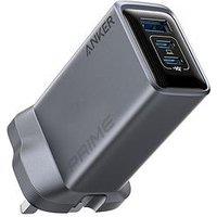 Anker Prime, Usb-C 3-Port Gan Charger, 100W Fast Charging, Silver