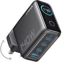 Anker Prime, Usb-C 4-Port Gan Charger, 140W Fast Charging, Black