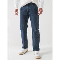 Levi'S Mens 555 Relaxed Straight Jeans - Dark Blue
