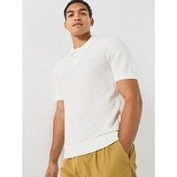 Levi'S Mens Knitted Lightweight Polo Shirt - Cream