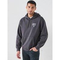 Levi'S Relaxed Graphic Pull Over Hoodie - Black