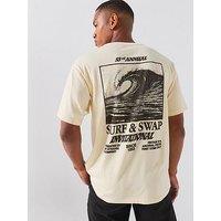 Levi'S Wave Back Graphic Vintage Fit T-Shirt - Cream