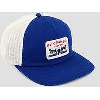 Levi'S Presidio Two Horse Logo Trucker Cap - Blue