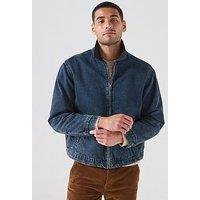 Levi'S Men'S Castro Full Zip Lined Jacket - Dark Blue