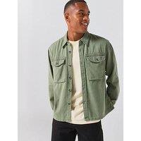 Levi'S Waller Relaxed Fit Denim Shirt - Green