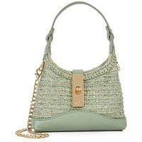Dune London Supportive Access Shoulder Bag - Green