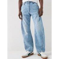 Levi'S Baggy Barrel Fit Jeans: Running The Race - Light Blue