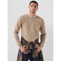 Levi'S Original Housemark Knitted Jumper - Beige