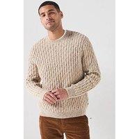 Levi'S Presidio Cable Knitted Jumper - Beige