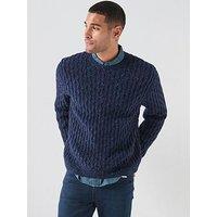 Levi'S Presidio Knitted Crew Neck Jumper - Navy