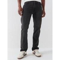 Levi'S 501 Original Straight Jeans - Tainted Day Washed Black - Dark Grey