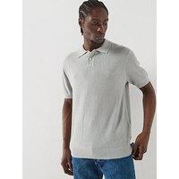 Levi'S Knitted Polo Shirt - Light Blue