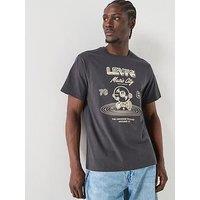 Levi'S Music City Relaxed Fit T-Shirt - Black