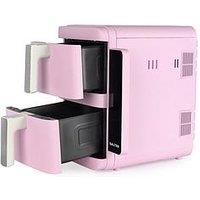 Salter Retro Verticook Ultra Dual Air Fryer - Pink
