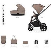 Venicci Claro 2 - 2In1 Pushchair Bundle Inc. Adapters - Almond