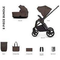 Venicci Claro 2 - 2In1 Pushchair Bundle Inc. Adapters - Chocolate