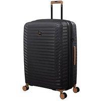It Luggage Continuous Black Large Suitcase