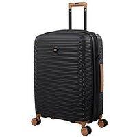 It Luggage Continuous Black Medium Suitcase