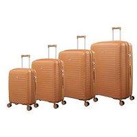 It Luggage Continuous Pumpkin Spice 4Pc Luggage Set (X-Large/Large/Medium/Cabin)