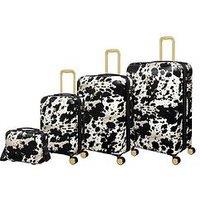 It Luggage Sheen Textured Cow 4Pc Luggage Set (X-Large/Large/Medium/Cabin)