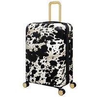 It Luggage Sheen Textured Cow Medium Suitcase