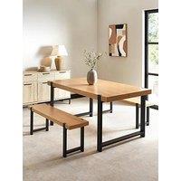 The Very Collection Bowden 160Cm Dining Table And Bench Set
