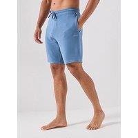 Boss Bodywear Rib Shorts - Blue
