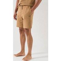 Boss Waffle Loungewear Shorts - Light Beige