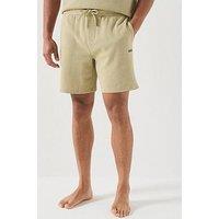 Boss Waffle Loungewear Shorts - Light Green