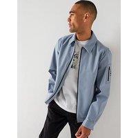 Boss Men'S Ow Union Coach Lightweight Jacket - Grey