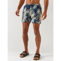 Boss Piranha Floral Printed Swim Shorts - Black