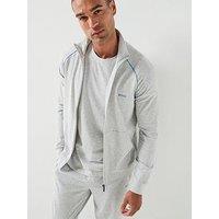 Boss Mix & Match Loungewear Track Top - Light Grey